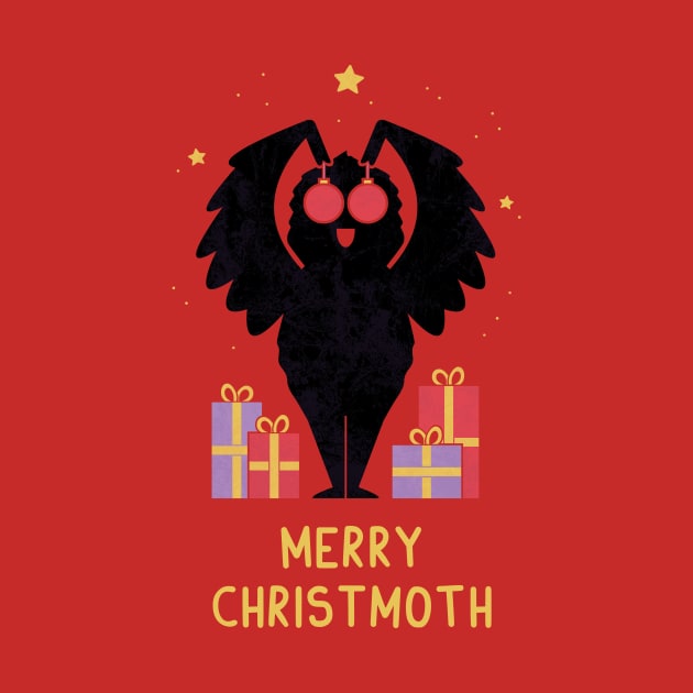 Merry Christmoth by HandsOffMyDinosaur