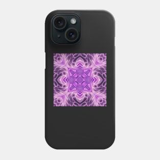 Dramatic Purple Pink Hearts and Lights Kaleidoscope Phone Case