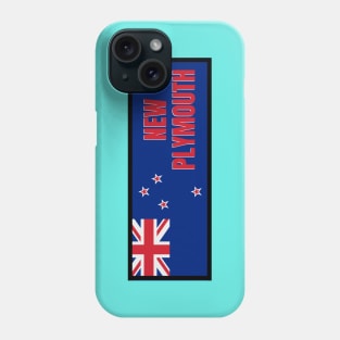 New Plymouth City in New Zealand Flag Phone Case