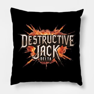 Jack Delta "Destructive" Pillow