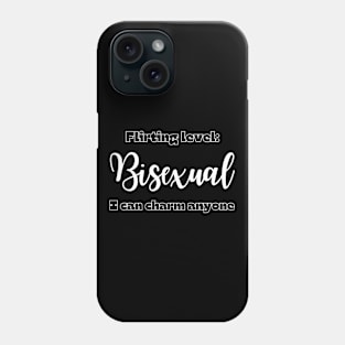 Flirting level: Bisexual. I can charm anyone. Phone Case