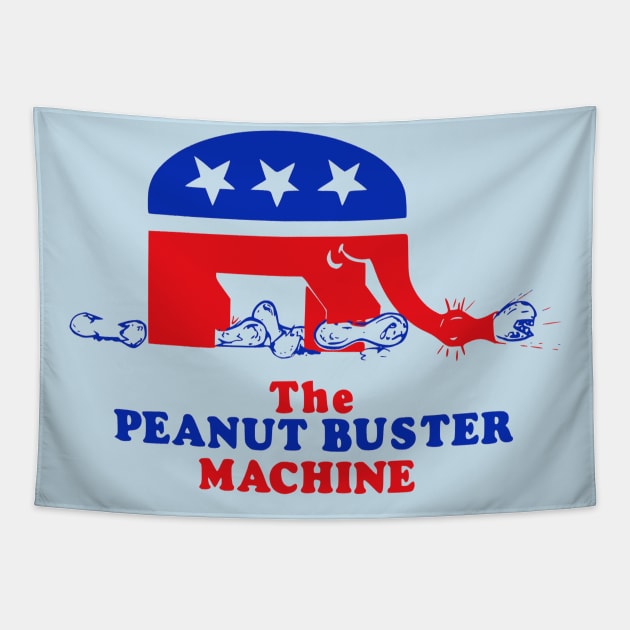 Republican Anti-Carter Campaign Button Tapestry by Yesteeyear