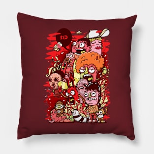 red project Pillow