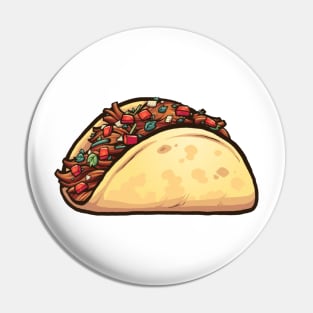 Taco mexican food Pin