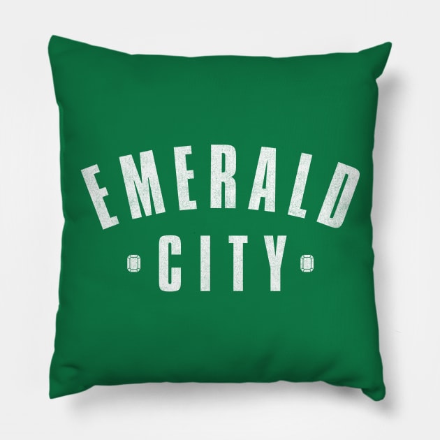 Emerald City Pillow by SeaGreen