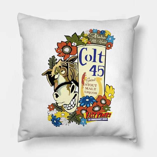 Fast Times Pillow by GR8DZINE