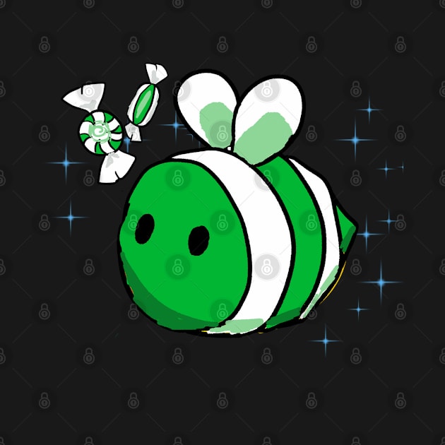 Mint Candy Bee by allthebeanz