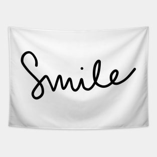 Smile handwriting script Tapestry