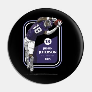 Justin Jefferson Minnesota Classic Card Pin