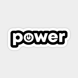 Power Wordmark Magnet