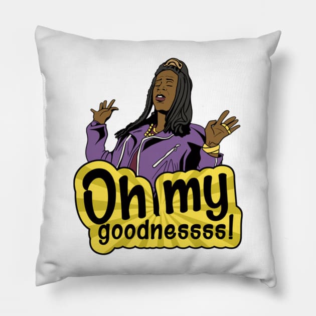 90s sitcom Sheneneh Jenkins Pillow by Planet of Tees