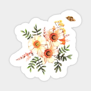 Delicate spring flowers Magnet