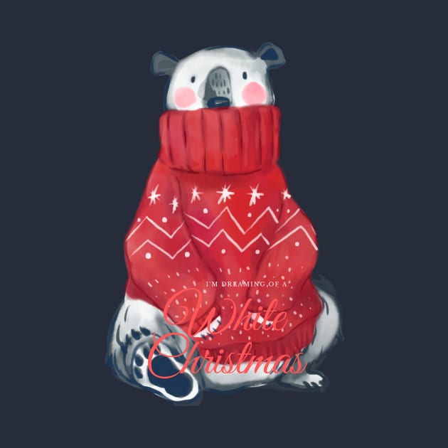 Polar Bear Christmas by GrafDot