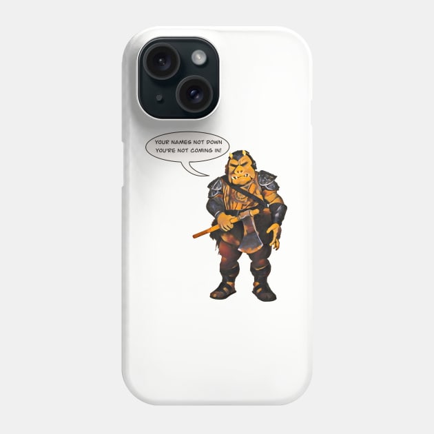 Doorman Phone Case by idrockthat