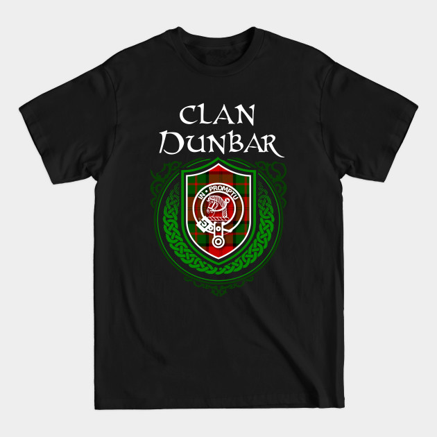 Disover Clan Dunbar Surname Scottish Clan Tartan Crest Badge - Scottish Clan - T-Shirt