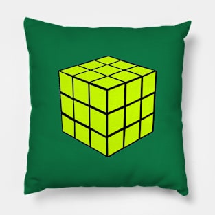 Green Cube Pillow