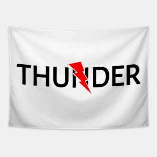 Thunder Black Tapestry