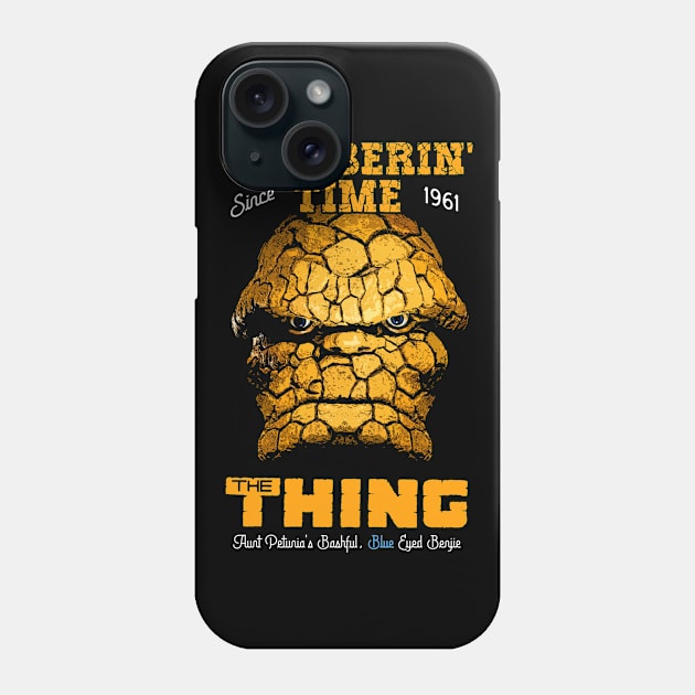 The Thing - Clobberin' Time Since 1961 Phone Case by MonkeyKing