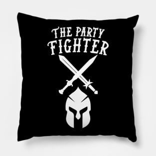 Fighter Dungeons and Dragons Team Party Pillow