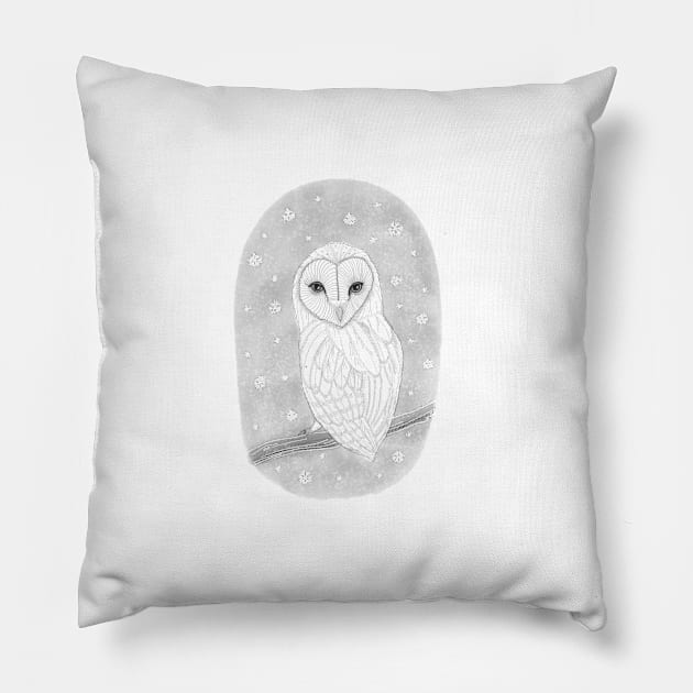 Owl spirit animal Pillow by VEROfojt