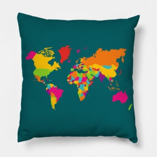 Map of the world Pillow