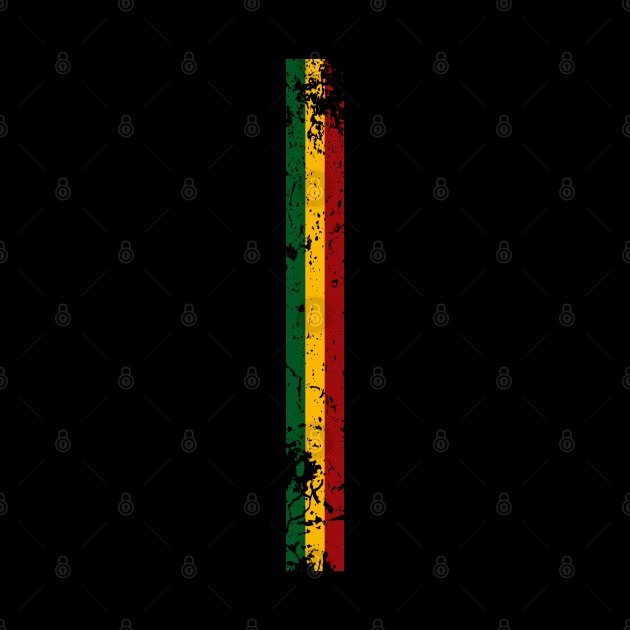 Reggae Rasta Rastafari Jamaica Color Stripe by Your Culture & Merch