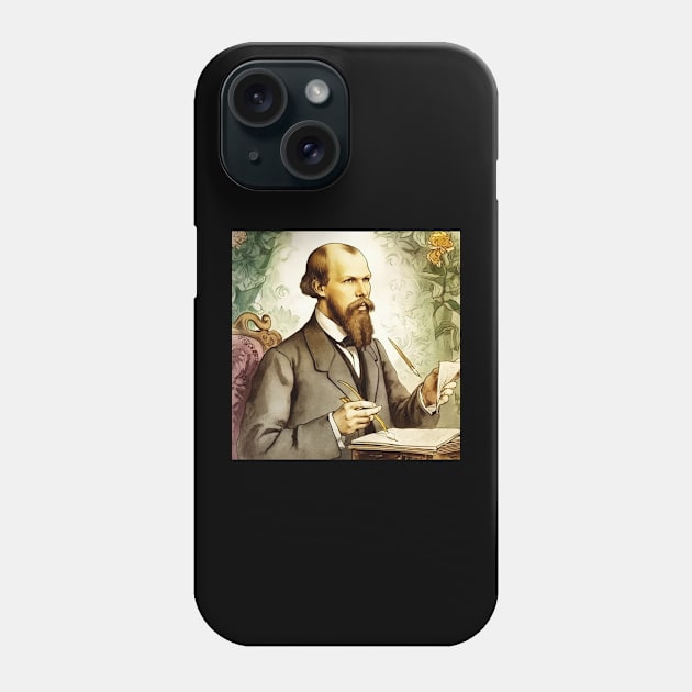 Fyodor Dostoevsky Phone Case by ComicsFactory