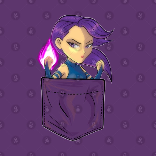 Pocket Psylocke by sergetowers80