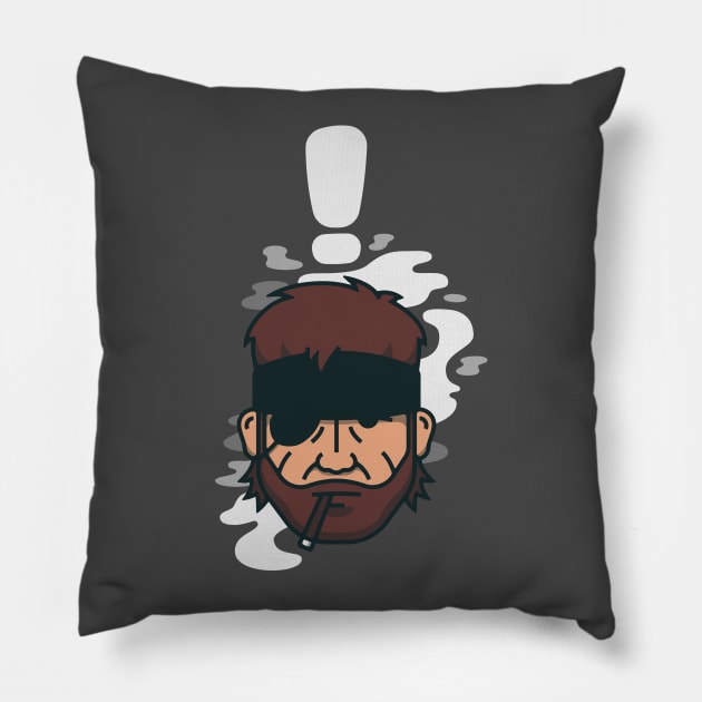 Smoke Signal Pillow by TravisPixels