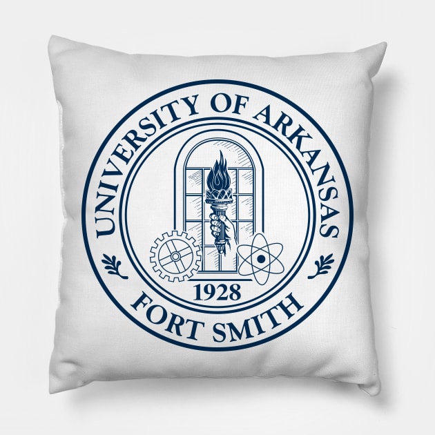 University of Arkansas Pillow by KellogChan