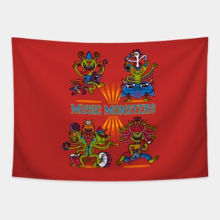 Music monsters Tapestry