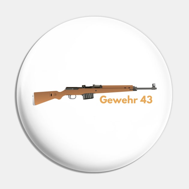 German WW2 Rifle Gewehr 43 Pin by NorseTech