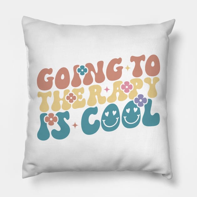 going to therapy is cool Pillow by SturgesC