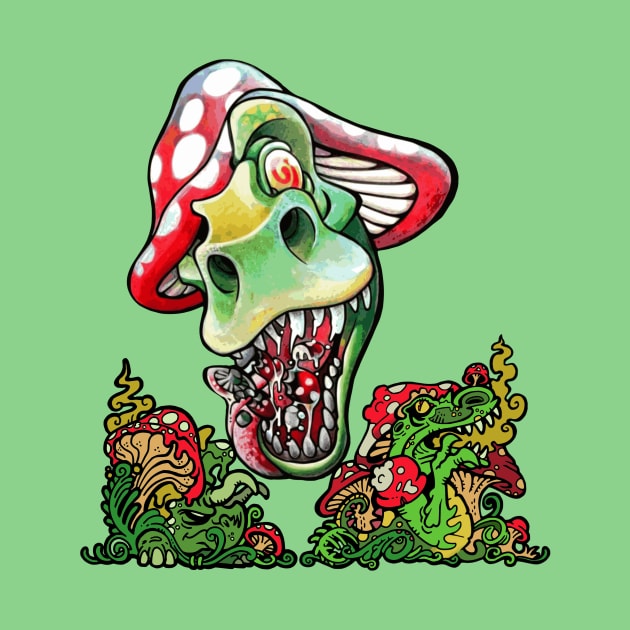 Mushroom Dinosaur by SimonFagio