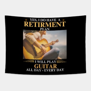 Guitar - Retirement Plan Tapestry