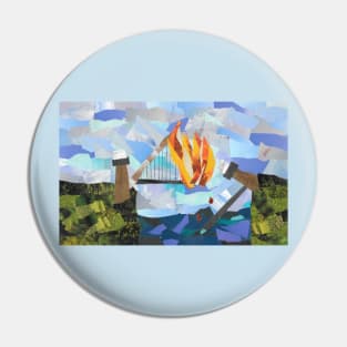 Burnt Bridges Pin