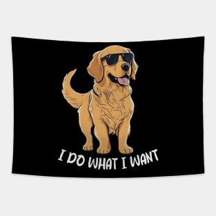 I Do What I Want Golden Chronicles, Stylish Statement Tee Extravaganza Tapestry