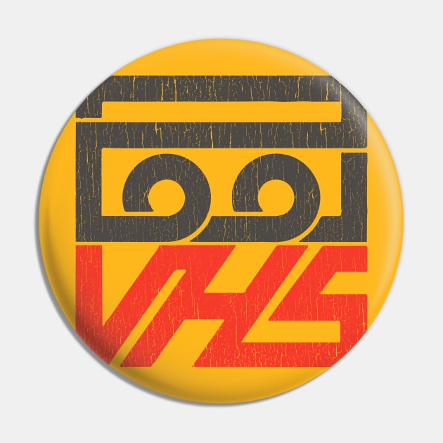 VHS retro logo Pin by trev4000