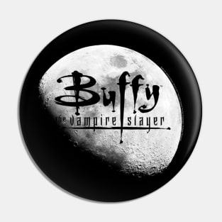 Buffy the Vampire Slayer Buffy Logo & Moon Pin