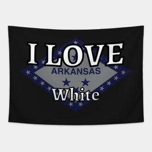 I LOVE White | Arkensas County Tapestry