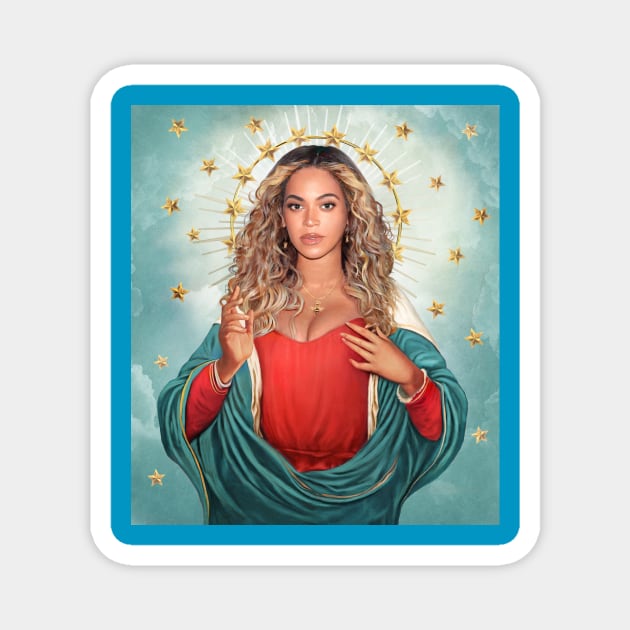 Saint Beyoncé Magnet by Gedogfx