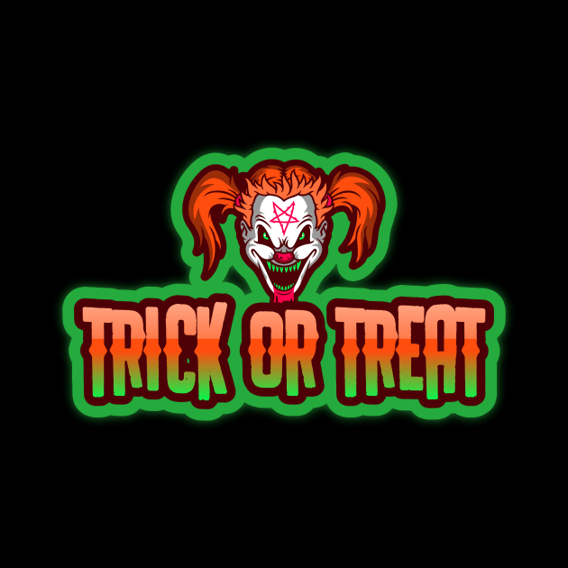 Evil Clown Trick or Treat by Joco Studio