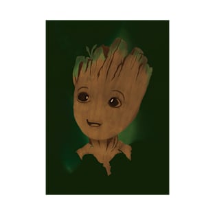 Baby Groot, minimalist print T-Shirt