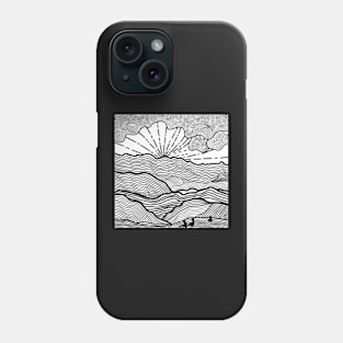 Zabriskie Point Death Valley National Park Phone Case