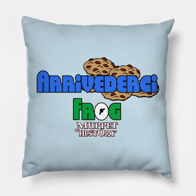 Arrivederci Frog Pillow by Muppet History