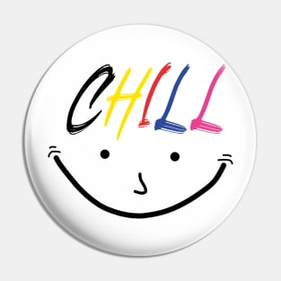 Colorful & Smiling Chill Pin