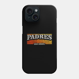 San Diego (padres) design Text Phone Case