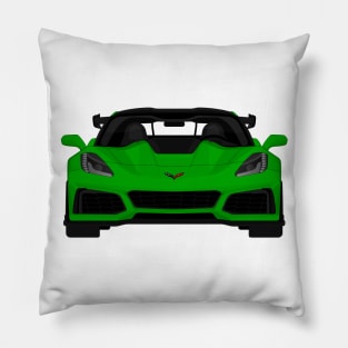 Z06 ZR1 GREEN Pillow