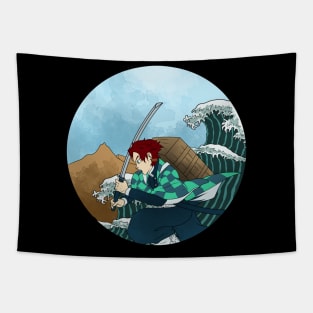 Kimetsuno Yaiba illustration Tapestry