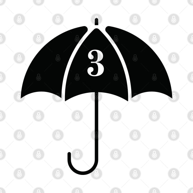 Number 3 Allison Umbrella Academy by Grove Designs